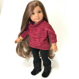Red Pullover for American Girl Doll
