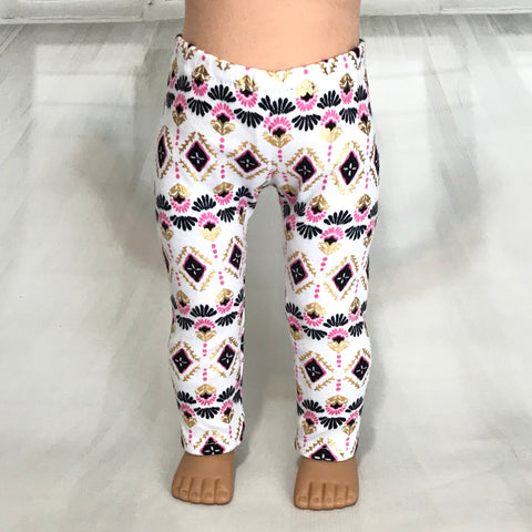 Trendy leggings printed fit American girl dolls