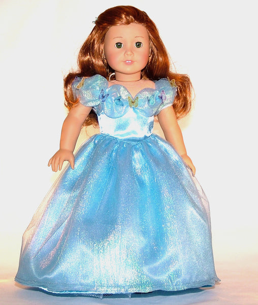 Princess Cinderella Movie dress for American Girl Doll – American