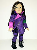 Handmade Descendants Mal Inspired outfit for American Girl Doll