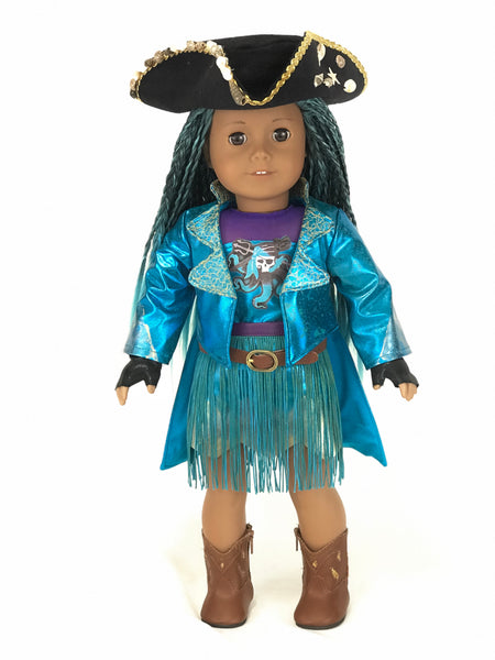 Handmade Descendants Uma Inspired Outfit for American Girl Doll American Girl Doll Clothes by Rocio