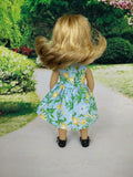 Wrap dress for American Girl mini dolls 01
