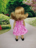 Wrap dress for American Girl mini dolls 02