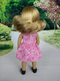 Wrap dress for American Girl mini dolls 03