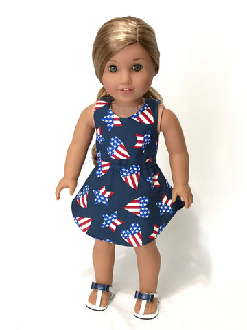 American girl doll patriotic 4th of July clothes