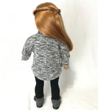 Grey Pullover for American Girl Doll