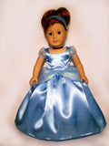 Handmade Princess Cinderella outfit for American Girl Doll