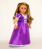 Handmade Princess Rapunzel (Tangled) outfit for American Girl Doll