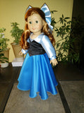 Handmade Princess Ariel (Little Mermaid) Inspired Blue Dress outfit for American Girl Doll