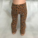 Trendy leggings cheetah brown fit American girl dolls