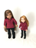 Red Pullover for Wellie Wishers Doll