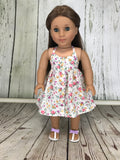 Halter high-low dress for American Girl Doll