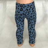 Trendy leggings cheetah blue fit American girl dolls