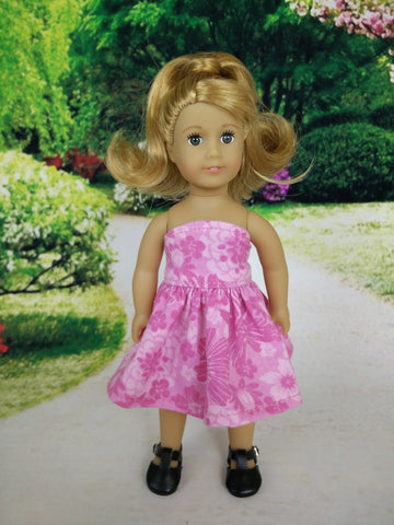 Strapless dress for American Girl mini dolls 04