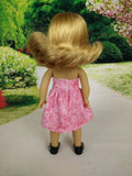 Strapless dress for American Girl mini dolls 05