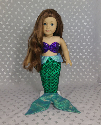 Little mermaid outfit for american girl doll 