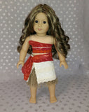 American girl doll princess moana outfit costume