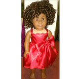Annie Red Dress with Bow for American Girl Doll